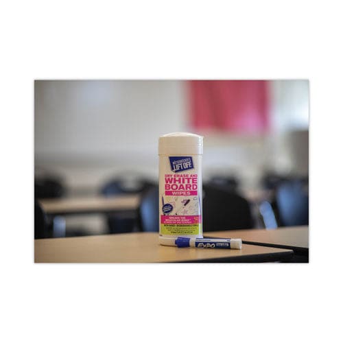 Motsenbocker’s Lift-Off Dry Erase Cleaner Wipes 7 X 12 40/canister - School Supplies - Motsenbocker’s Lift-Off®