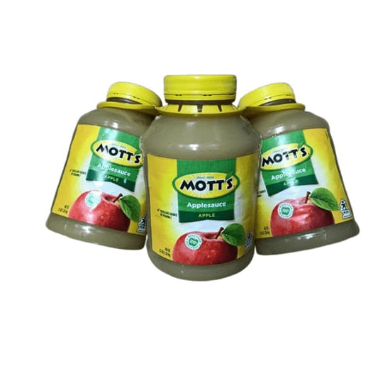 Mott's Applesauce, 48 Ounce Jar (Pack of 3) - ShelHealth.Com