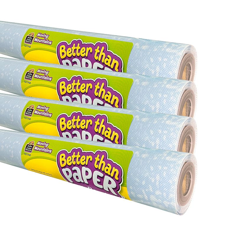 Moving Mountains 4/Ct Bb Roll Better Than Paper - Bulletin Board & Kraft Rolls - Teacher Created Resources