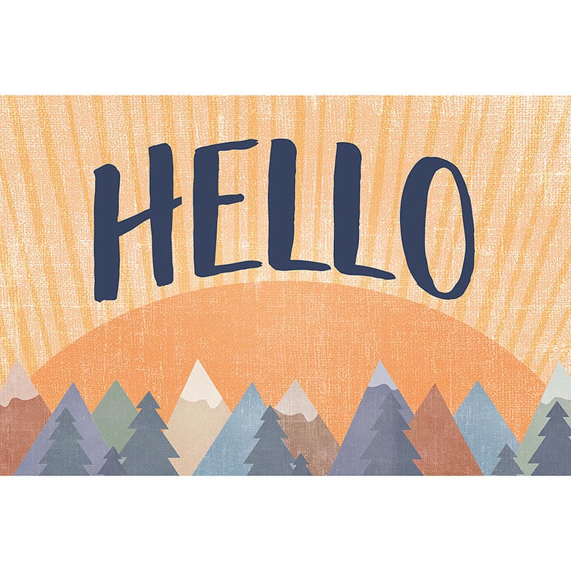 Moving Mountains Hello Postcards (Pack of 10) - Postcards & Pads - Teacher Created Resources