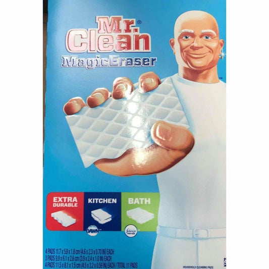 Mr. Clean Magic Eraser Household Cleaning Pads Variety Pack, 11 ct. - ShelHealth.Com