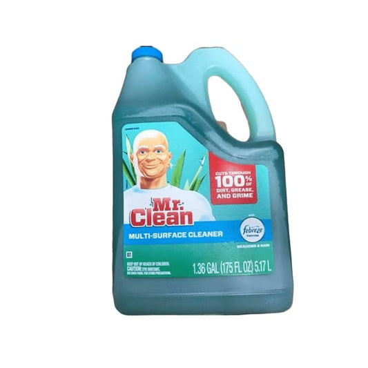 Mr. Clean Multi-Purpose Cleaner with Febreze Meadows & Rain Scent, 1.36 gal. - ShelHealth.Com