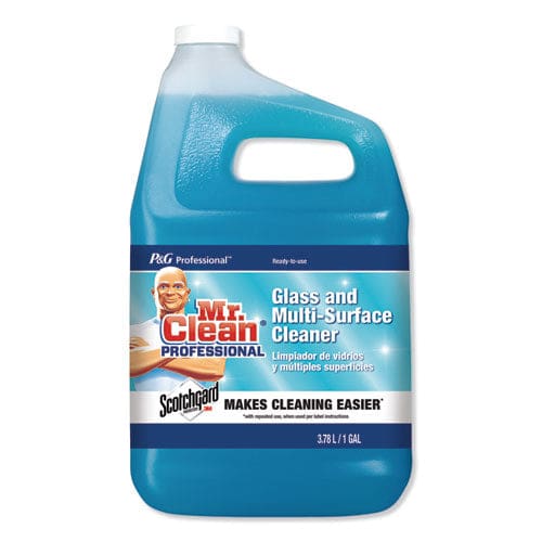 Mr. Clean Professional Glass And Multi-surface Cleaner With Scotchgard Protector Apple 1 Gal Ready-to-use 2/carton - Janitorial & Sanitation