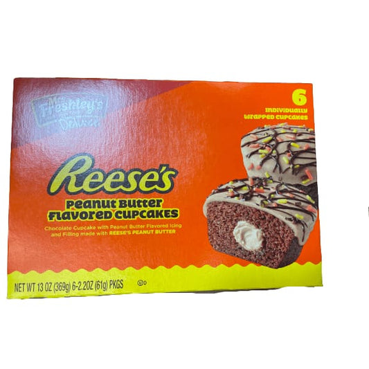Mrs. Freshley's Mrs. Freshley's Reese's Peanut Butter Cupcakes, 13 Oz, 6 Count