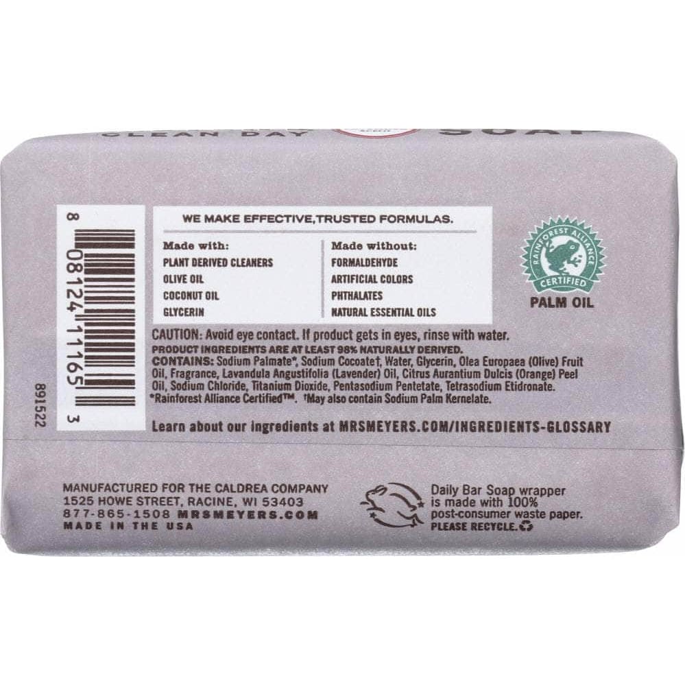 MRS MEYERS CLEAN DAY Mrs. Meyer'S Clean Day Daily Bar Soap Lavender Scent, 5.3 Oz