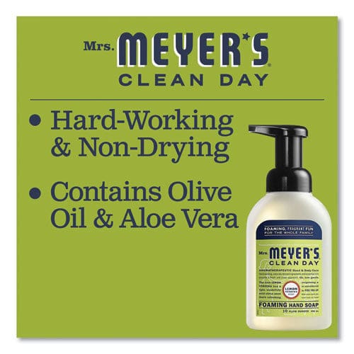 Mrs. Meyer’s Foaming Hand Soap Lemon Verbena 10 Oz - Janitorial & Sanitation - Mrs. Meyer’s®