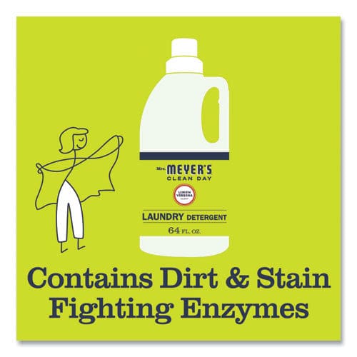 Mrs. Meyer’s Liquid Laundry Detergent Lemon Verbena Scent 64 Oz Bottle 6/carton - Janitorial & Sanitation - Mrs. Meyer’s®