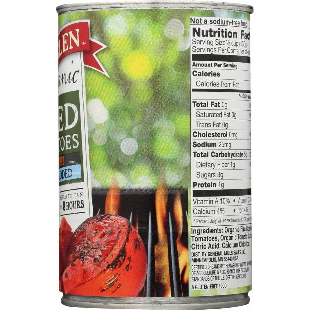 MUIR GLEN Grocery > Pantry > Condiments MUIR GLEN: Tomato Fire Rstd Dcd Ns, 14.5 oz