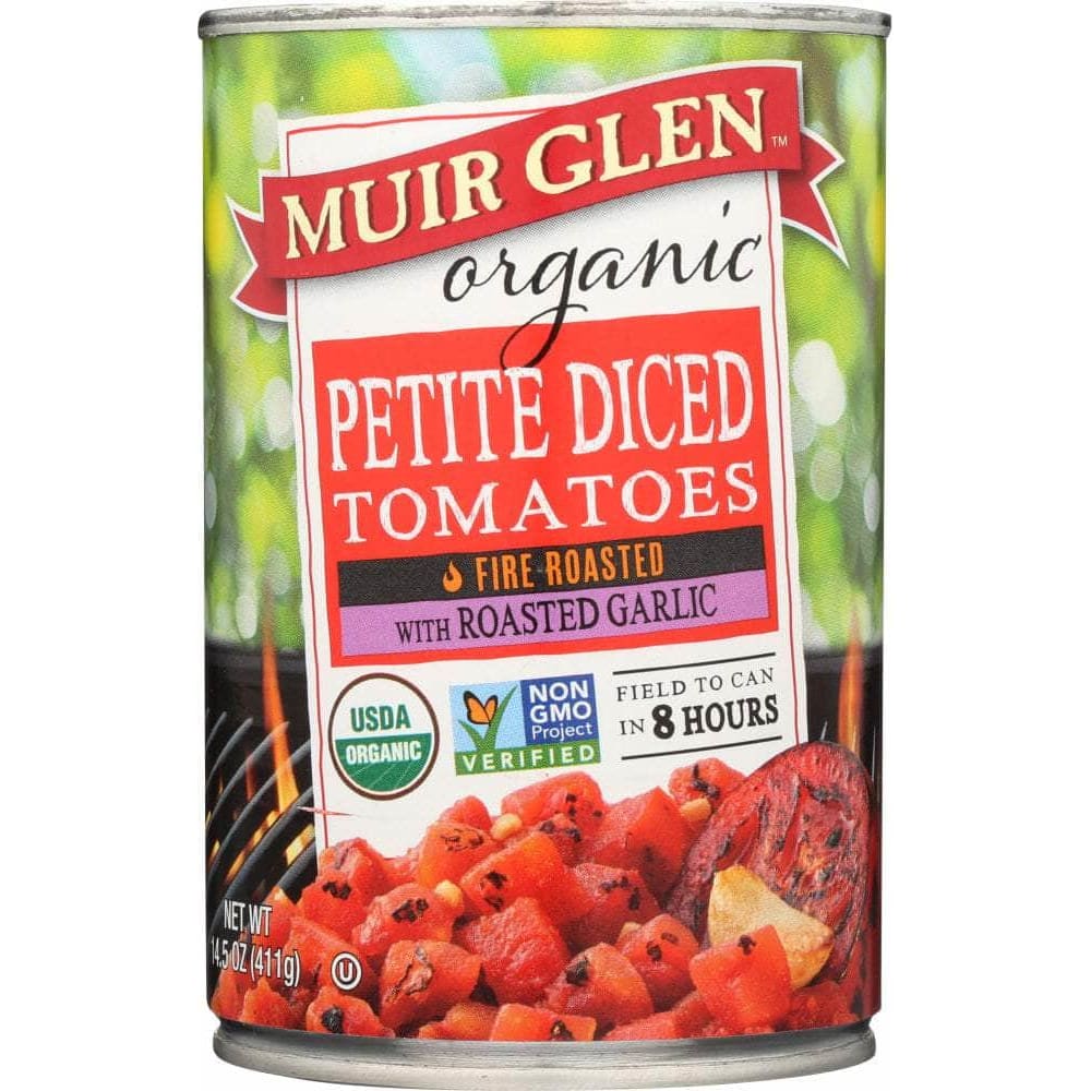 Muir Glen Muir Glen Organic Fire Roasted Diced Tomatoes With Garlic, 14.5 oz