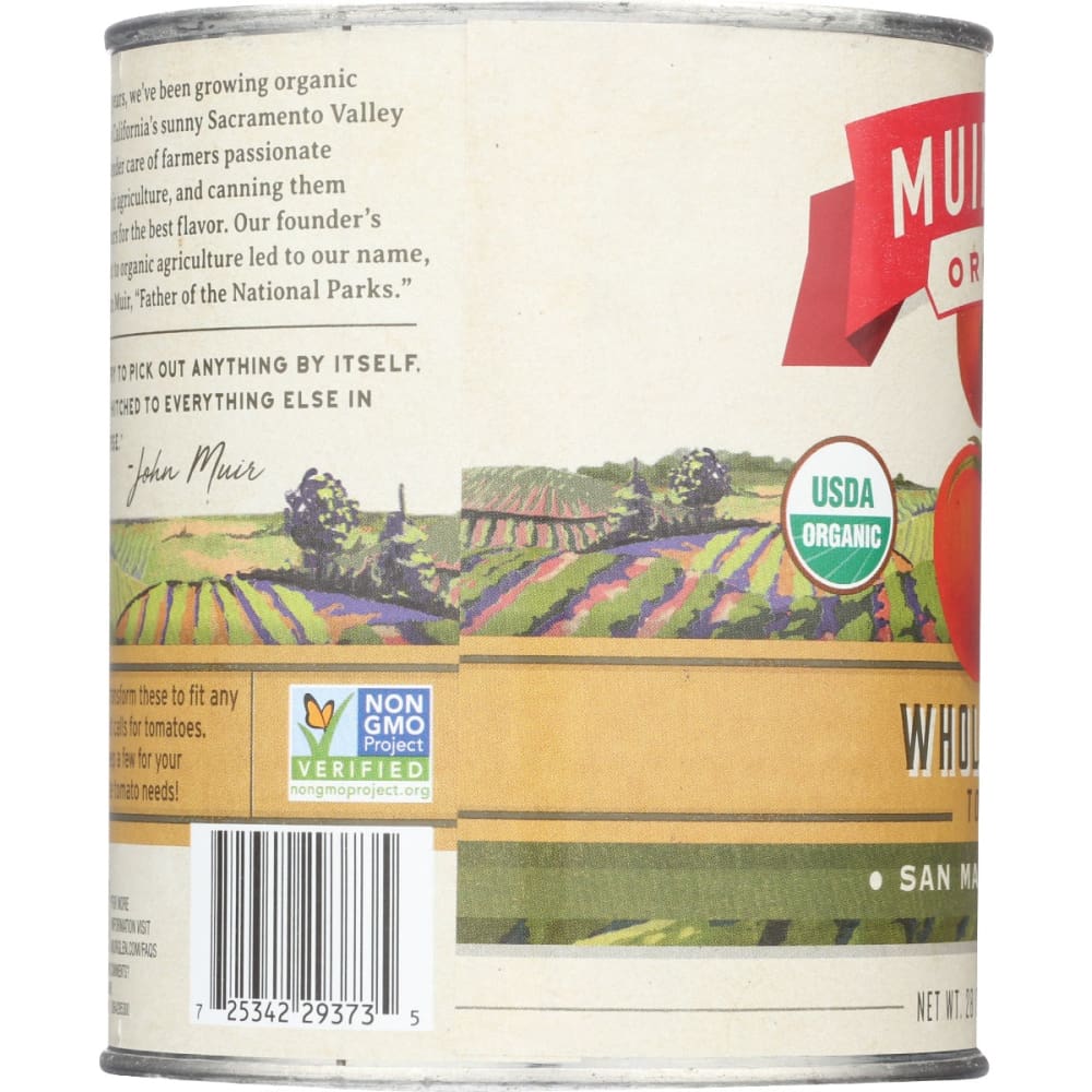 MUIR GLEN: Organic Whole Peeled Tomatoes San Marzano Style 28 oz - Grocery > Meal Ingredients > Canned Fruits & Vegetables - MUIR GLEN