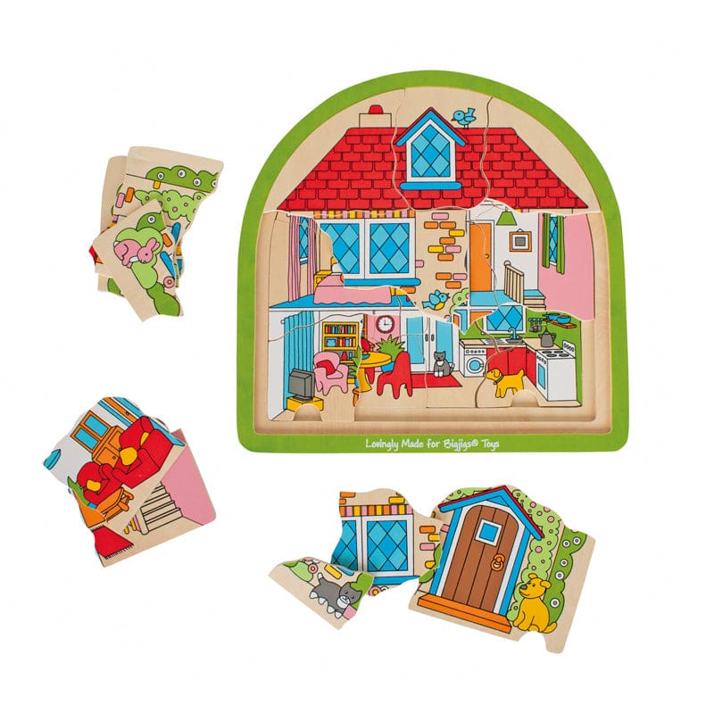 Multi-Layer House Puzzle (Pack of 2) - Puzzles - Bigjigs Toys