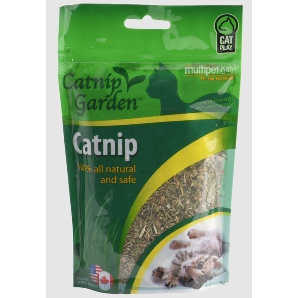 Multipet Catnip Garden North American Catnip Gusseted Bag 1oz - Pet Supplies - Multipet