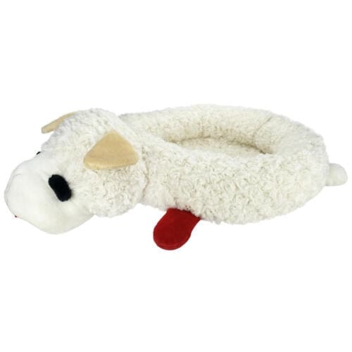 Multipet Lamb Chop Bolster Style Dog Bed Medium; 27 X 18.5 in - Pet Supplies - Multipet