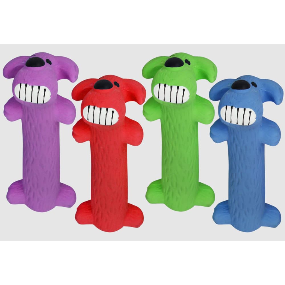 Multipet Loofa Latex Dog Toy Assorted 6 in - Pet Supplies - Multipet