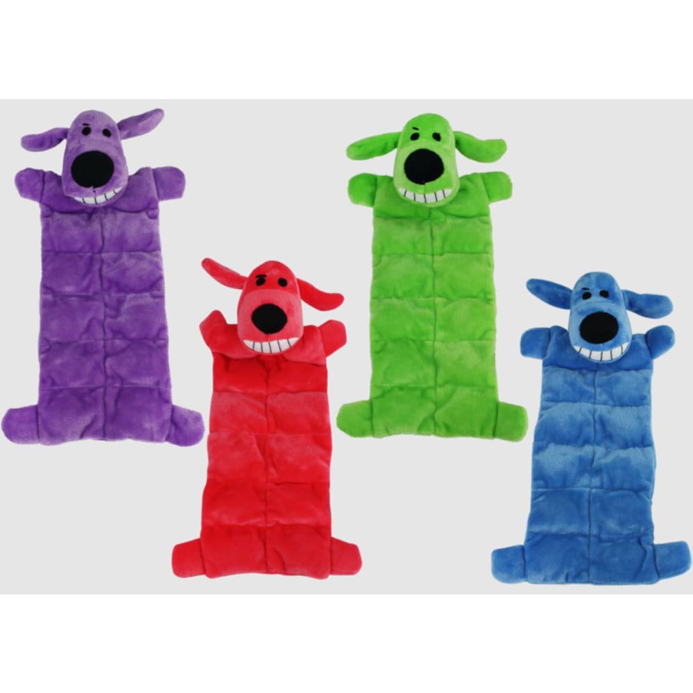 Multipet Loofa Squeaker Mat Dog Toy Assorted 12 in - Pet Supplies - Multipet