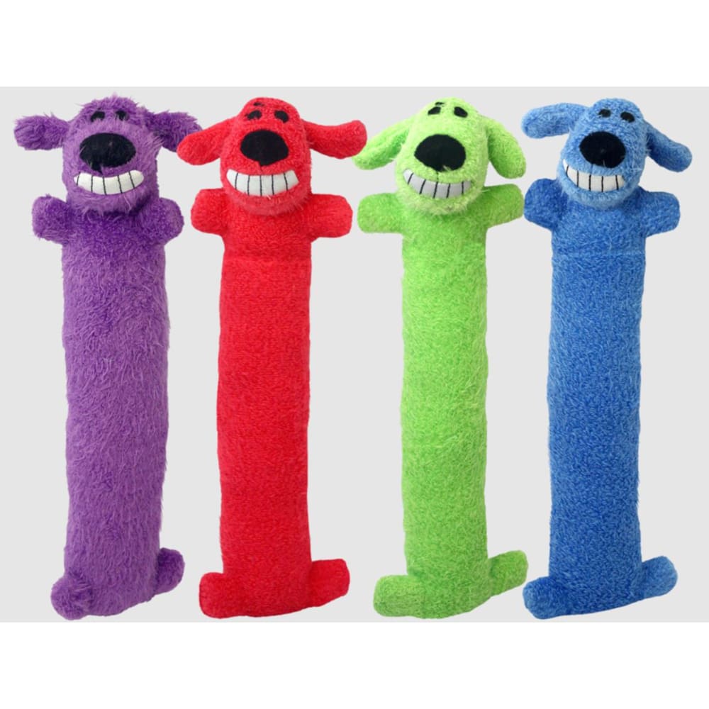 Multipet Original Loofa Dog Toy Assorted 12 in - Pet Supplies - Multipet
