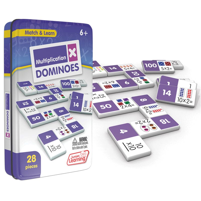 Multiplication Dominoes (Pack of 6) - Dominoes - Junior Learning