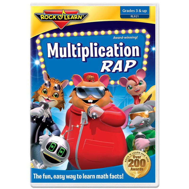 Multiplication Rap Dvd (Pack of 2) - DVD & VHS - Rock N Learn