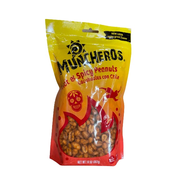 Muncheros Muncheros Hot & Spicy Peanuts, 14 oz