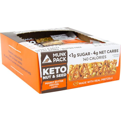 Munk Pack Keto Nut And Seed Bar Sweet & Salty 12 ea - Munk Pack