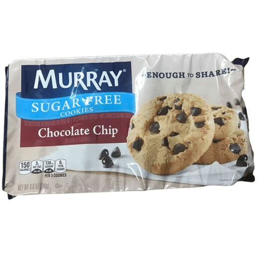 Murray Sugar Free Cookies, Chocolate Chip, 8.8 oz Tray - ShelHealth.Com
