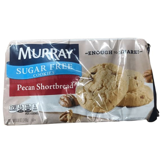 Murray Sugar Free Cookies, Pecan Shortbread, 8.8 oz Tray - ShelHealth.Com