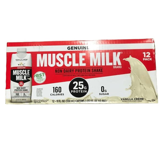 Muscle Milk Vanilla Non-Dairy Protein Shake, 12 pk./11 oz. - ShelHealth.Com