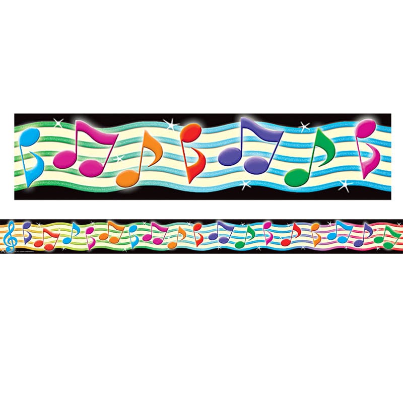 Musical Notes Straight Border Trim (Pack of 10) - Border/Trimmer - Teacher Created Resources