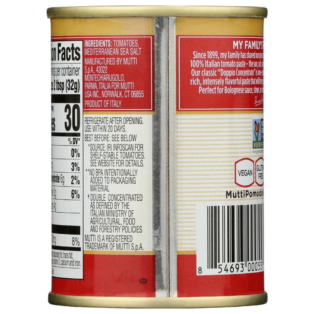 MUTTI: Tomato Paste 4.94 oz - Grocery > Cooking & Baking - MUTTI