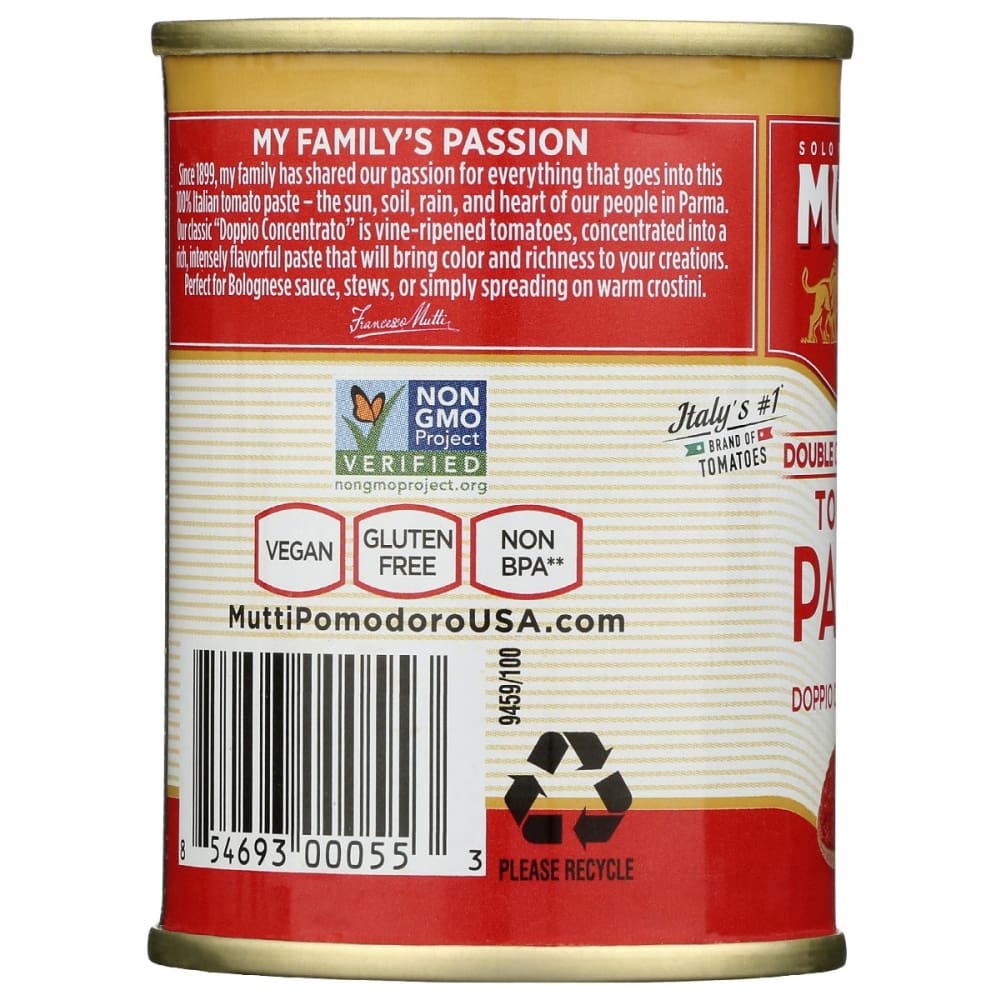 MUTTI: Tomato Paste 4.94 oz - Grocery > Cooking & Baking - MUTTI