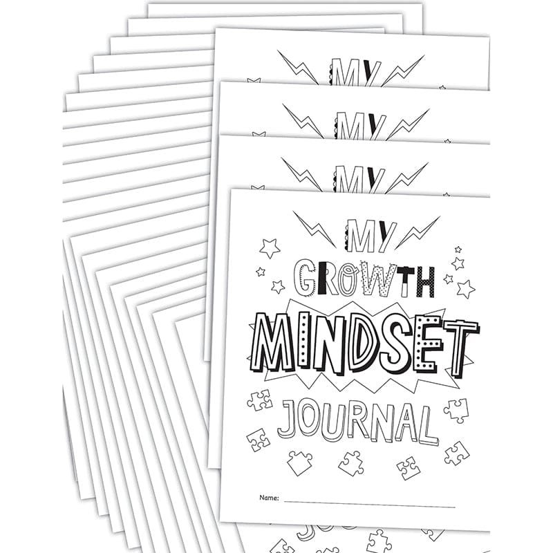 My Books Growth Mindst Journl 25/Pk - Self Awareness - Teacher Created Resources