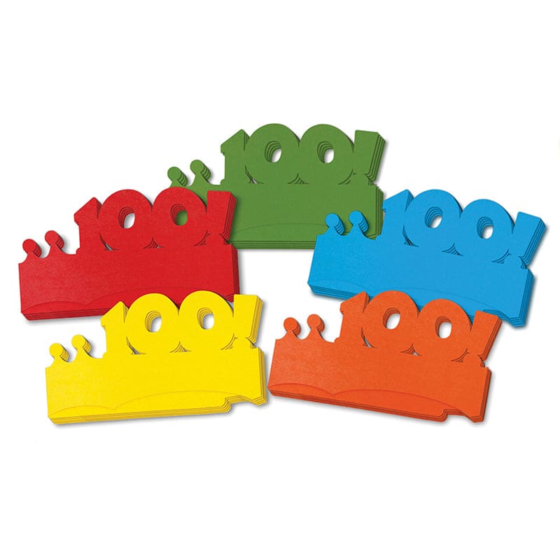 My First 100 Days Paper Crowns 25Pk (Pack of 3) - Crowns - Dixon Ticonderoga Co - Pacon