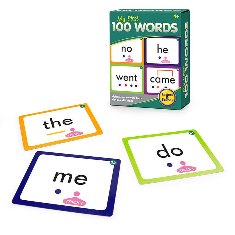 My First 100 Words Cards (Pack of 3) - Sight Words - Junior Learning
