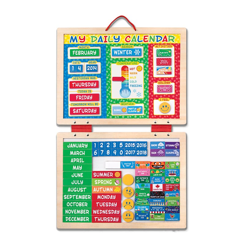 My First Daily Magnetic Calendar - Hands-On Activities - Melissa & Doug