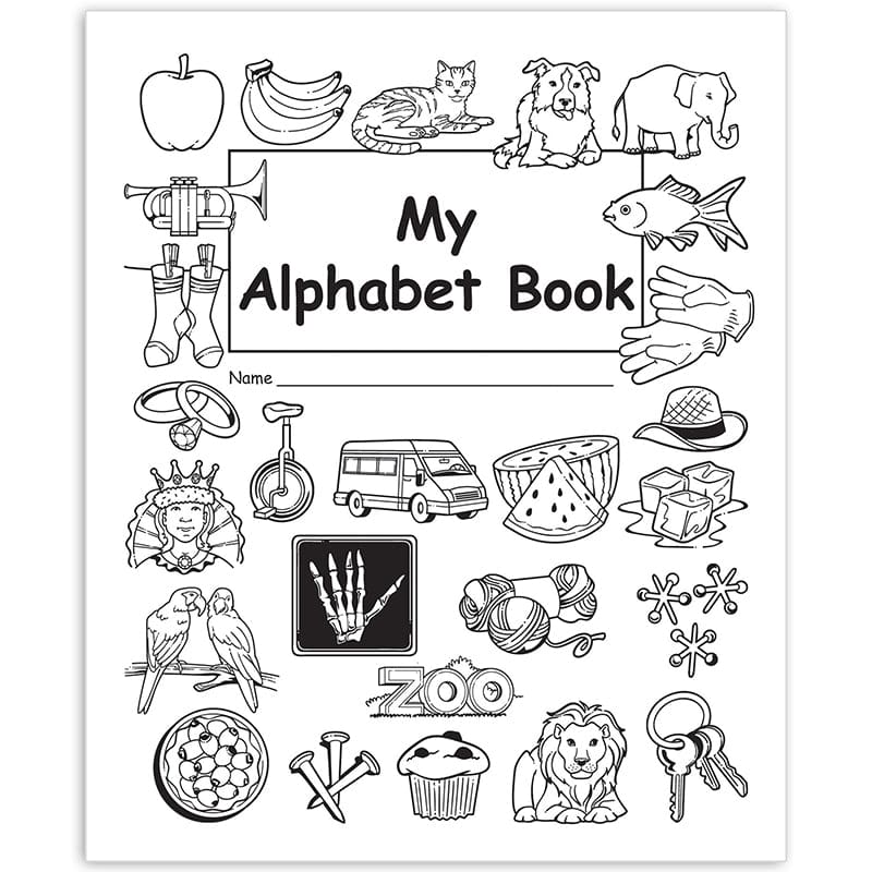 My Own Books My Alphabet Book 25Pk - Handwriting Skills - Teacher Created Resources