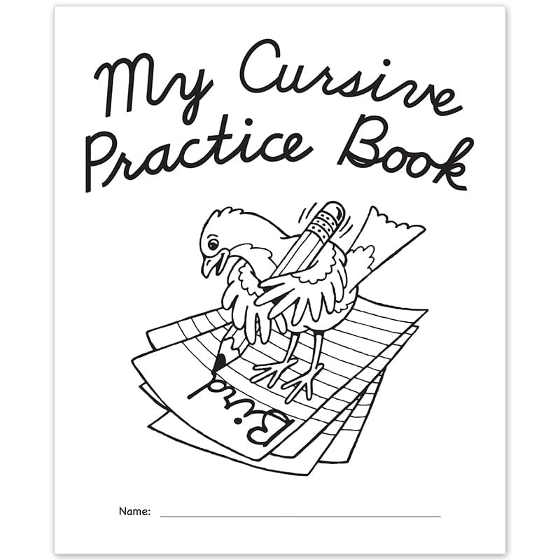 My Own Books My Cursive Practice (Pack of 12) - Handwriting Skills - Teacher Created Resources