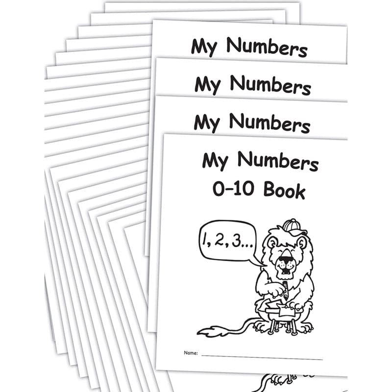 My Own Books My Numbers 0-10 25Pk - Numeration - Teacher Created Resources