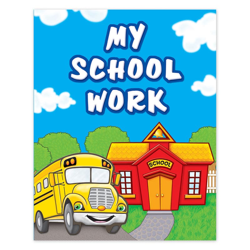 My School Work Pocket Folder (Pack of 12) - Folders - Teacher Created Resources