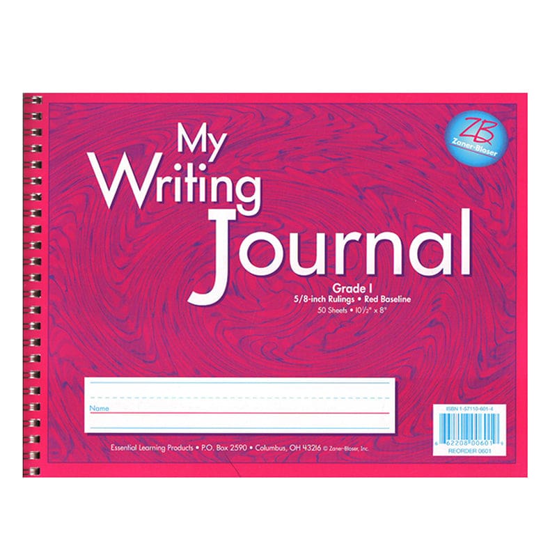 My Writing Journal Pink Gr 1 (Pack of 8) - Note Books & Pads - Zaner-bloser Inc