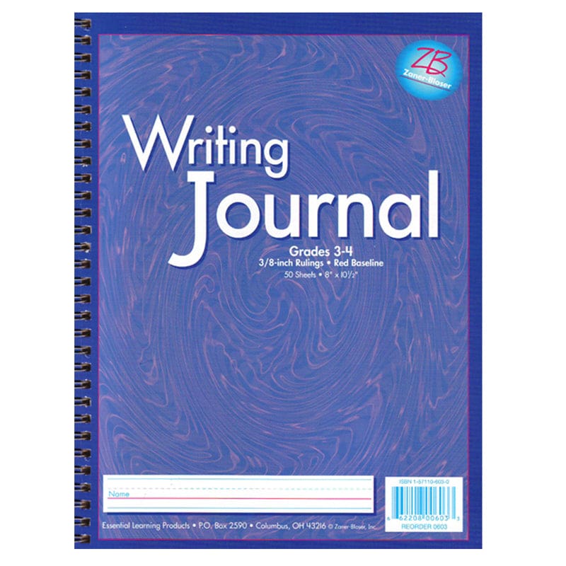 My Writing Journals Purple Gr 3-4 (Pack of 8) - Note Books & Pads - Zaner-bloser Inc