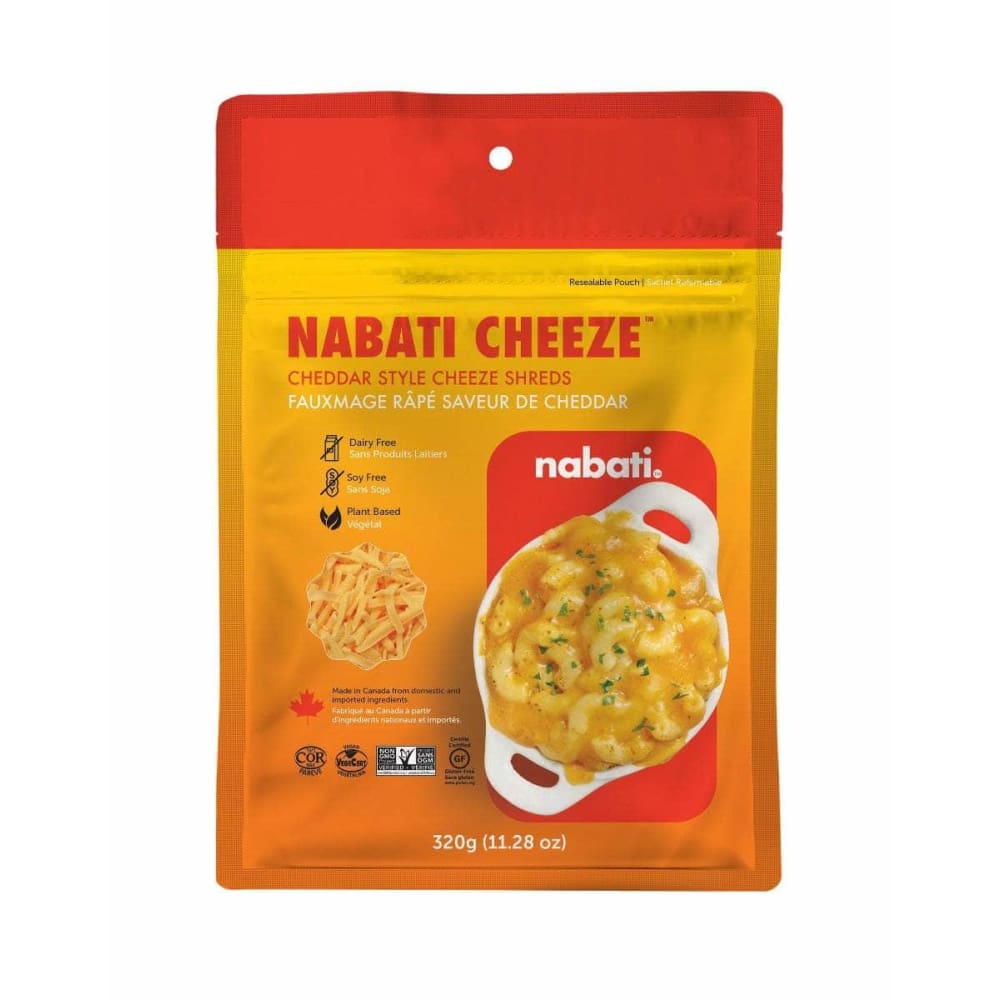 NABATI Grocery > Refrigerated NABATI: Cheddar Style Cheeze Shreds, 11.28 oz