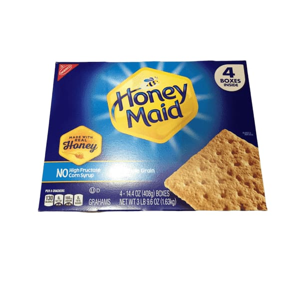 Nabisco Honey Maid Graham Crackers, Honey, 57.6 Ounces - ShelHealth.Com