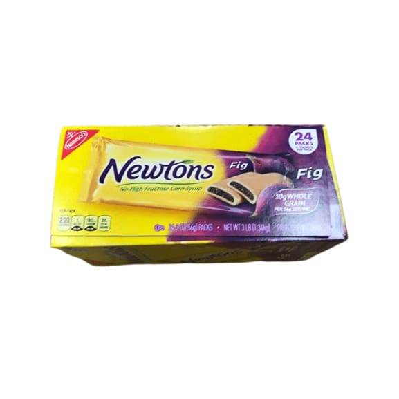Nabisco Newtons Made with Real Fruit Fig, 24 Count, 3 lbs. - ShelHealth.Com