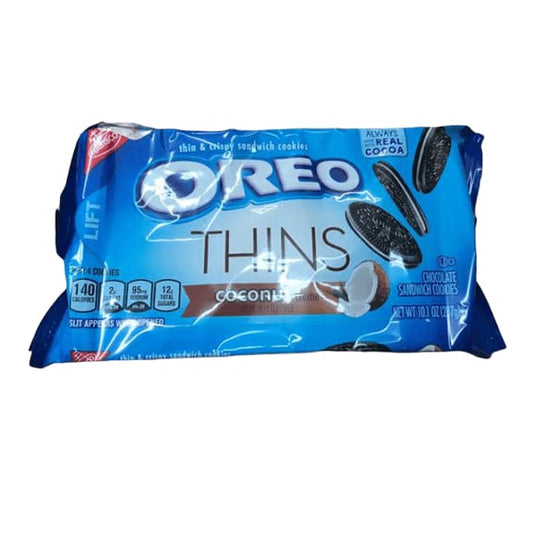 Nabisco Oreo Coconut Thins Sandwich cookies 10.1 oz - ShelHealth.Com