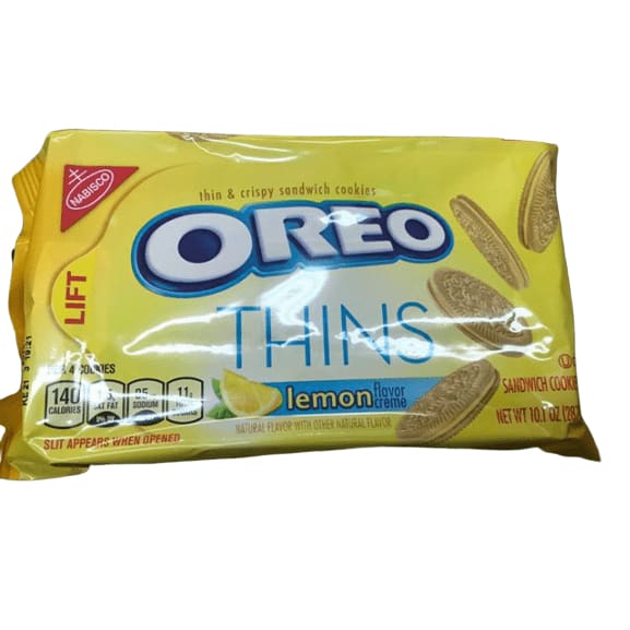 Nabisco Oreo Golden Thins With Lemon Cream, 13.1 Ounce - ShelHealth.Com