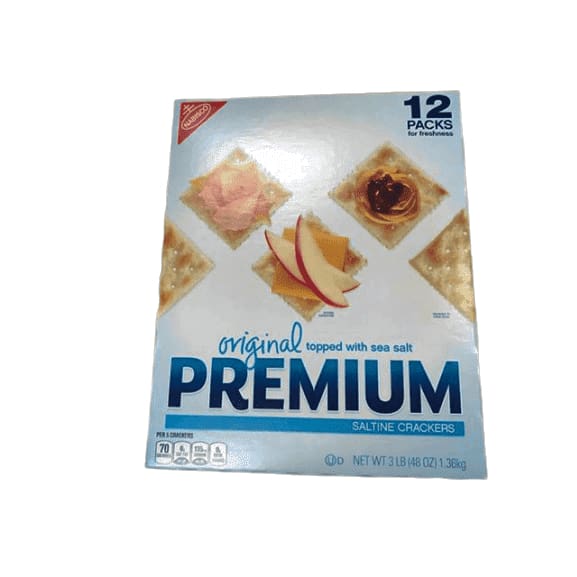Nabisco  Premium Saltine Crackers, Original, 3 lbs. - ShelHealth.Com