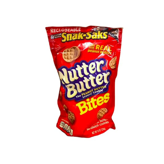 Nabisco Snak Saks Nutter Butter Bites, 8 oz - ShelHealth.Com