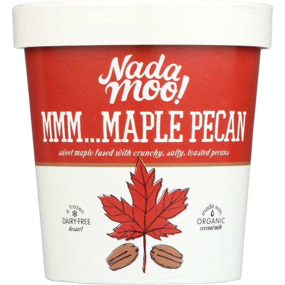 Nadamoo! Nadamoo Non-Dairy Ice Cream Mmm...Maple Pecan, 16 oz