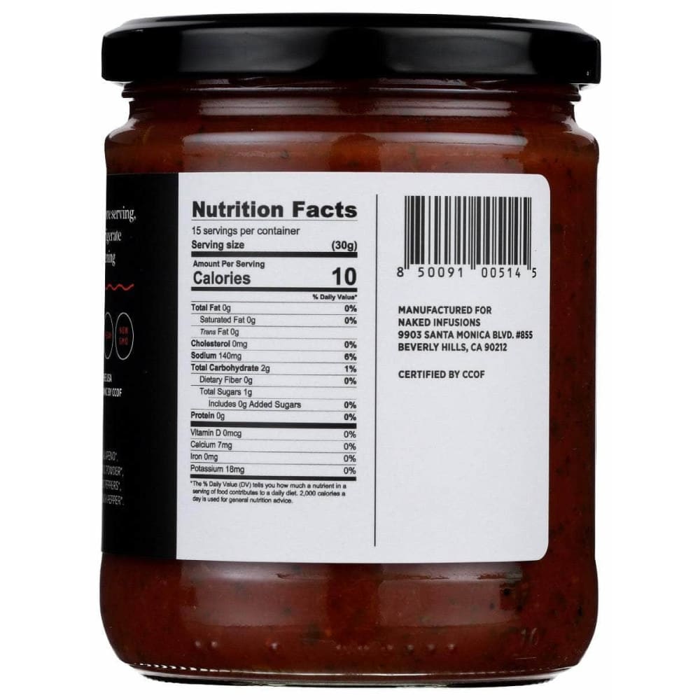 NAKED INFUSIONS Naked Infusions Salsa Signature Hot, 16 Oz