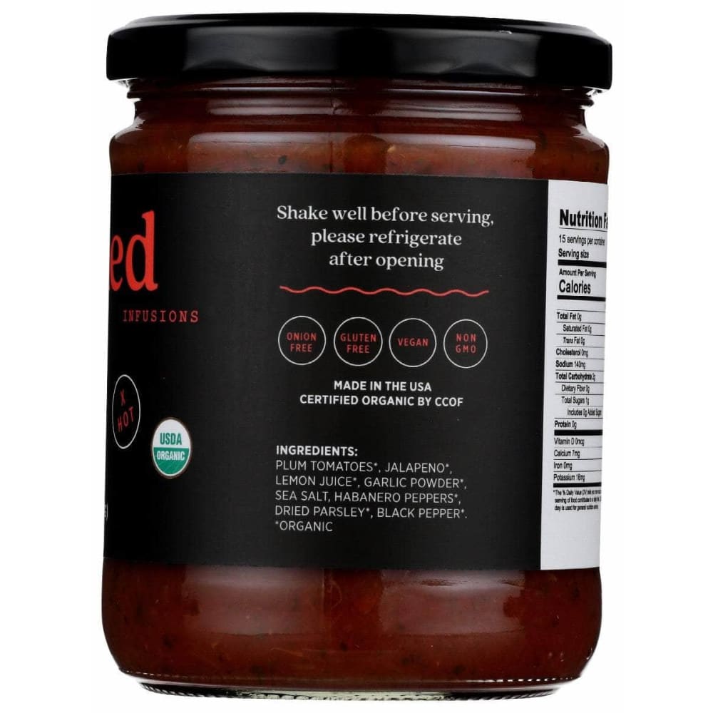 NAKED INFUSIONS Naked Infusions Salsa Signature Hot, 16 Oz